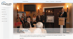 Desktop Screenshot of bayhealthfoundation.org